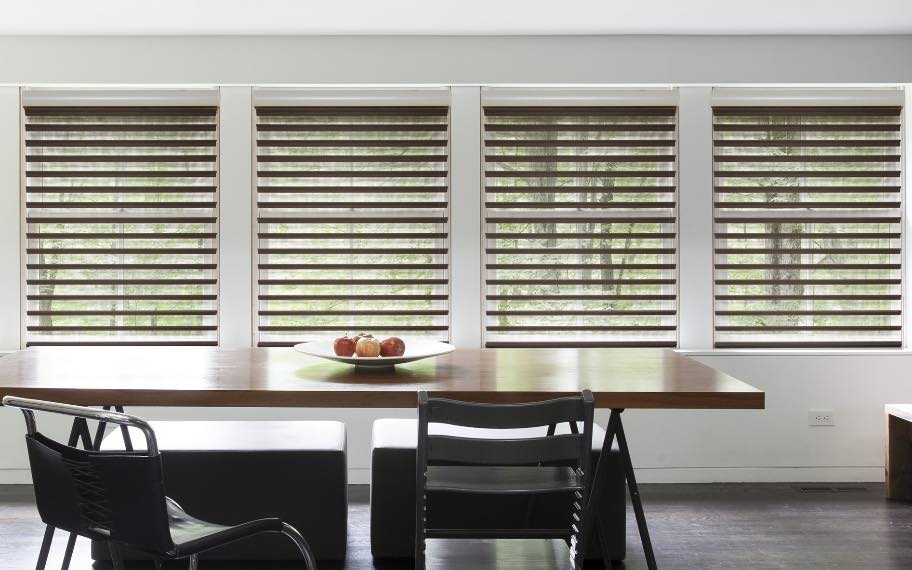 Shutters in a kitchen in Cleveland
