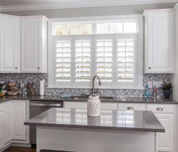 Stylish Design Shutters in Cleveland kitchen